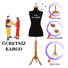 Süngerli Terzi Mankeni Prova Mankeni 34-46 Beden