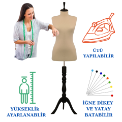 Süngerli Terzi Mankeni Prova Mankeni 34-46 Beden Arası