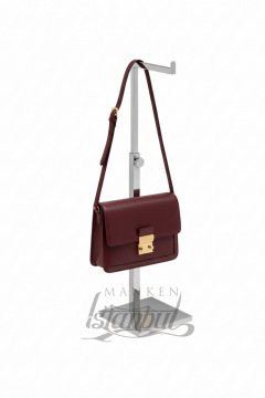 Ayarlanabilir Krom Kaplama Çanta Standı - Elegan Çanta Teşhir Askısı