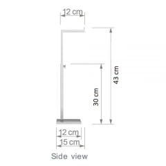 Ayarlanabilir Krom Kaplama Çanta Standı - Elegan Çanta Teşhir Askısı