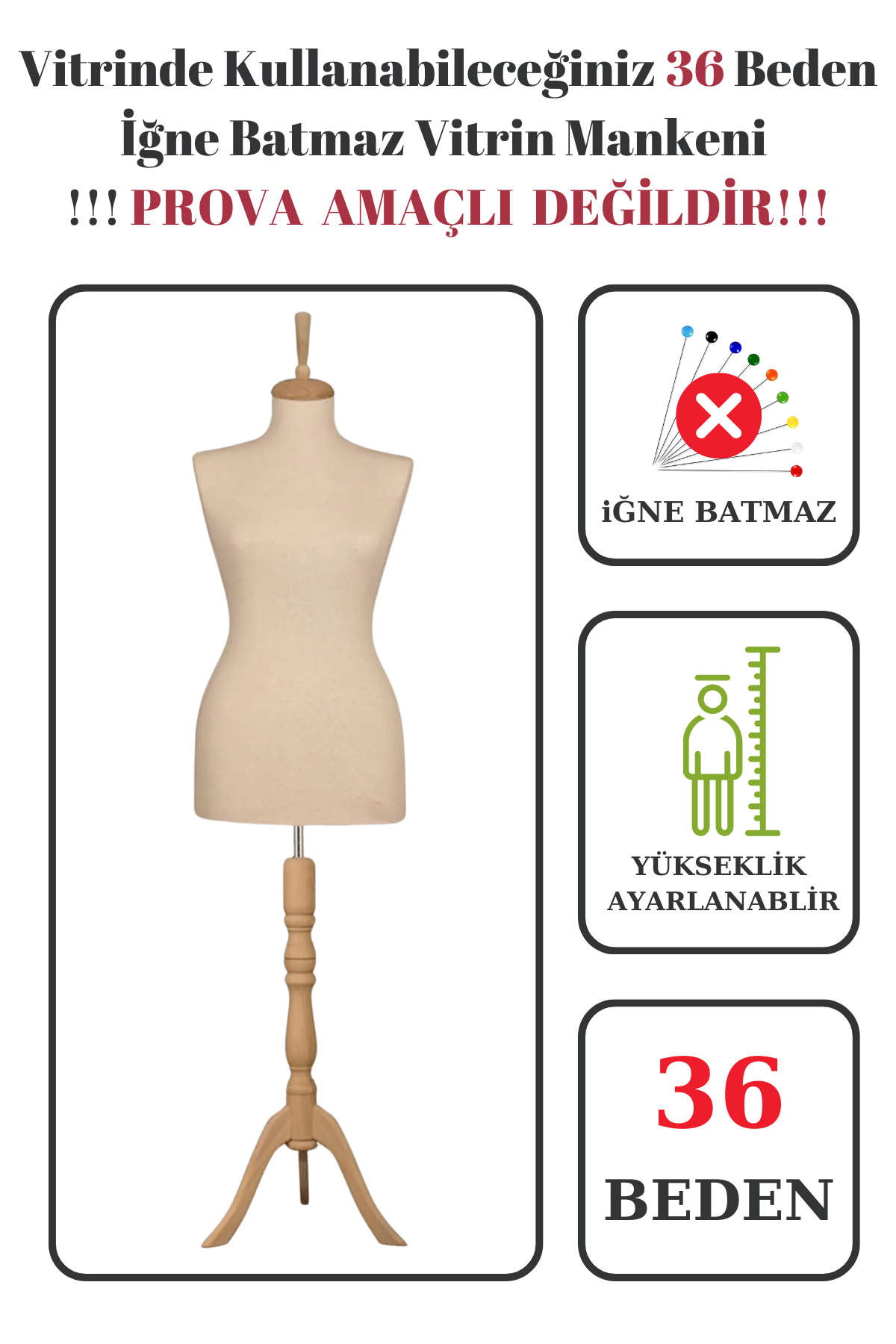 Bayan vitrin amaçlı terzi mankeni vitrin mankeni İĞNE BATMAZ