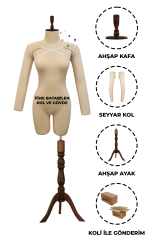 38 Beden Kollu İğne Batabilen Prova Mankeni Terzi Mankeni