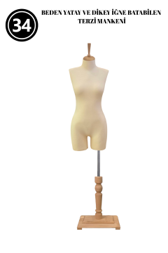 34 Beden Pantolon Giyebilen İğne Batabilen Terzi Mankeni
