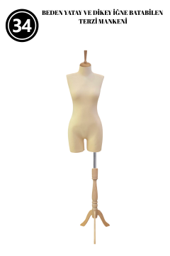 Dikiş Takım Setli 34 Beden Pantolon Giyebilen Terzi Mankeni