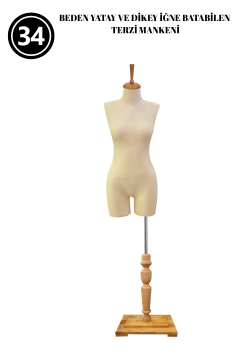 Dikiş Takım Setli 34 Beden Pantolon Giyebilen Terzi Mankeni