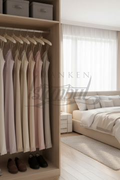 A Kalite Saten 5 Adet Elbise Askısı Palto Askısı Ceket askısı