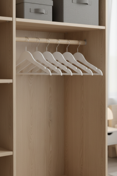 Çocuk Ahşap Ceket Askısı Gömlek Askısı Tişört Askısı Ahşap Askı Elbise Askısı