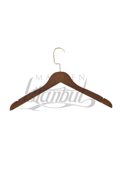 Business Class 44 Cm İtalyan Kanca Masif Ahşap Takım Elbise Askısı Palto Askısı Ceket askısı