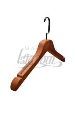 Business Class 44 Cm İtalyan Kanca Masif Ahşap Takım Elbise Askısı Palto Askısı Ceket Askısı