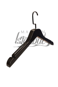 Business Class 44 Cm İtalyan Kanca Masif Ahşap Takım Elbise Askısı Palto Askısı Ceket Askısı