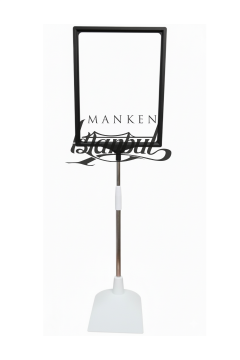 Siyah Beyaz A5 Ayaklı Etiketlik Fiyat Etiketi Sepet Etiketi