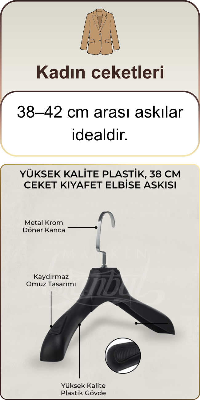 Ceket Askısı Kaç cm Olmalıdır?