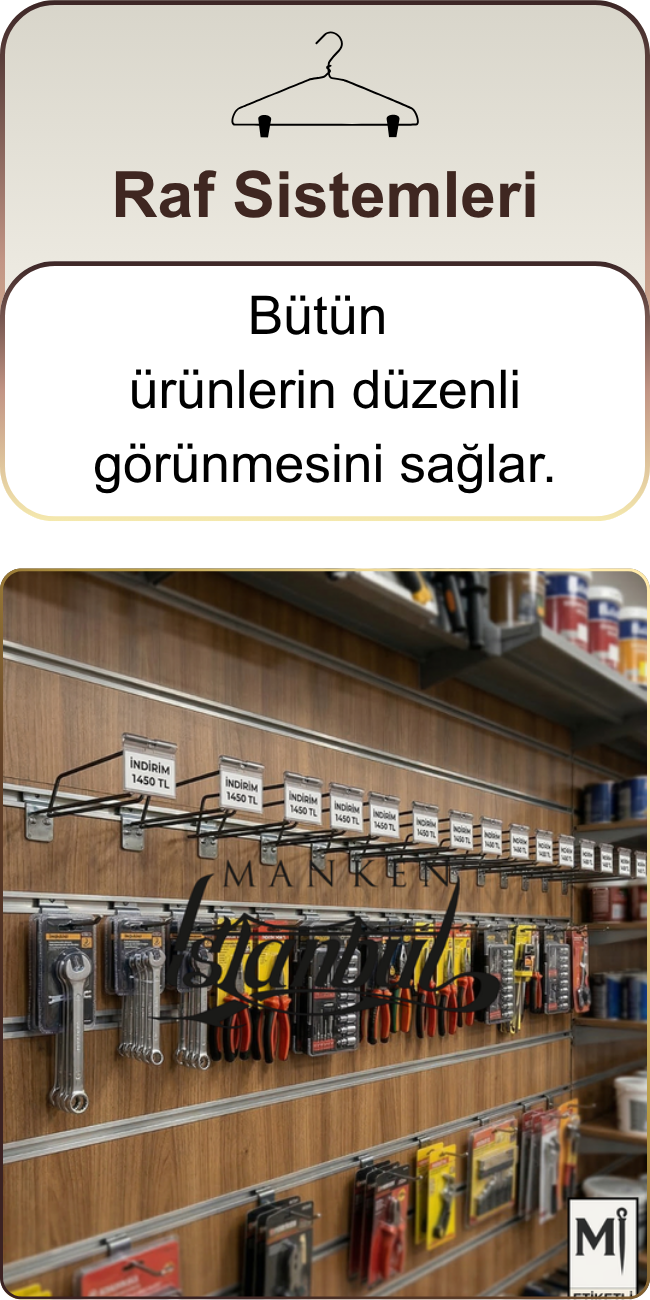 Vitrin ve Teşhir Ekipmanları