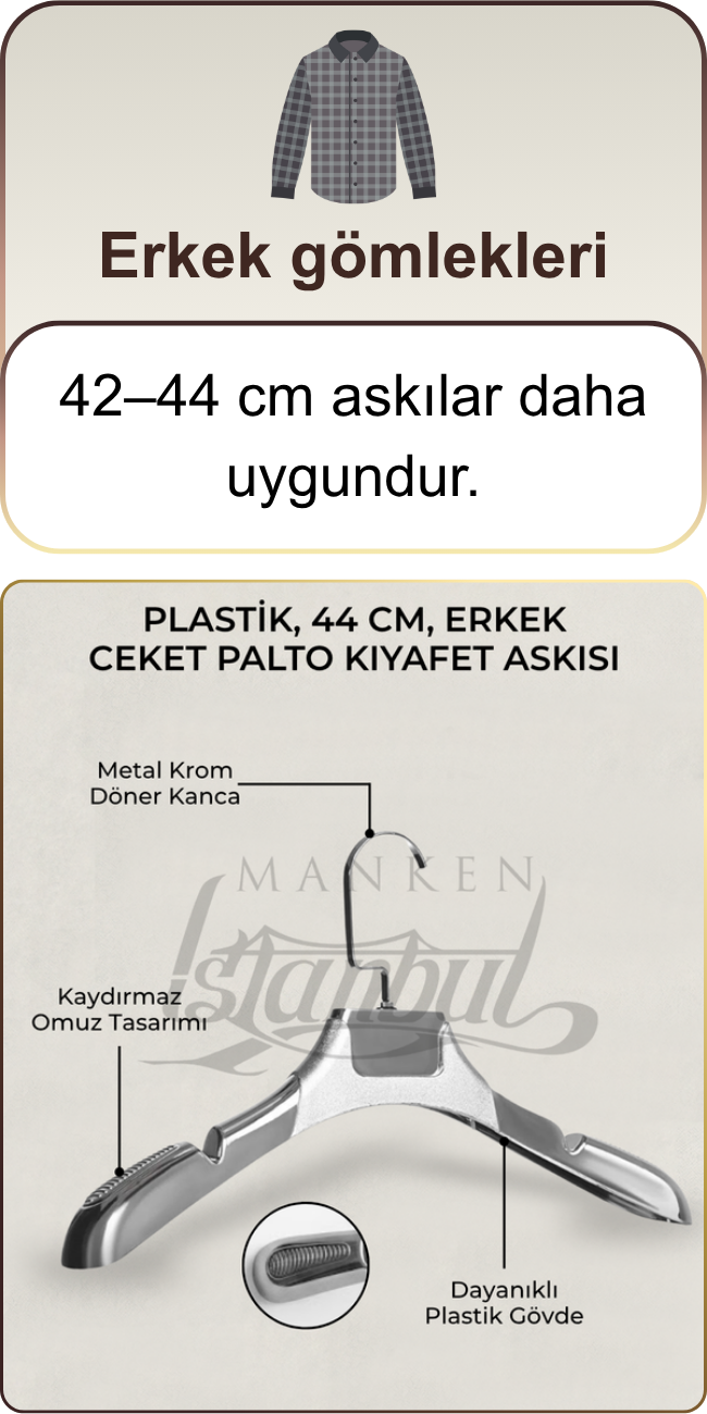 Gömlek Askısı Ölçüsü Nasıl Olmalı?