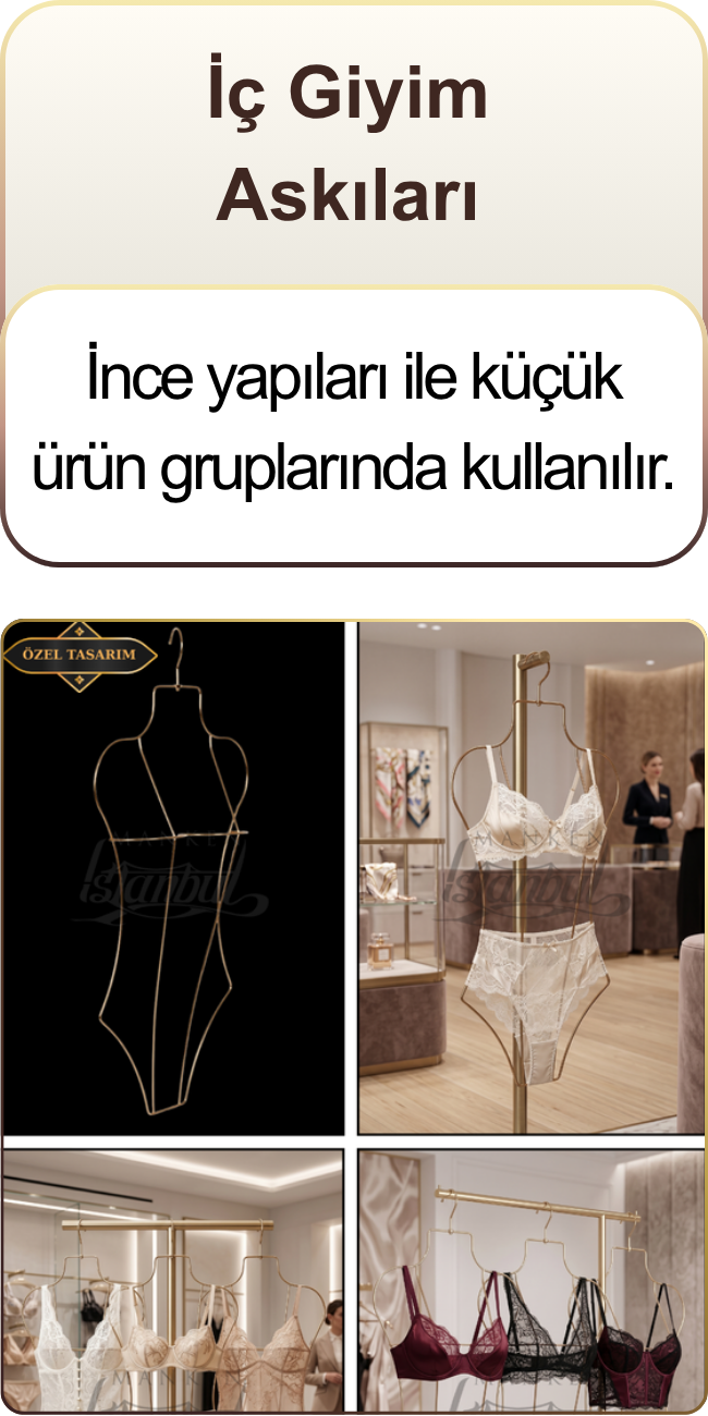 Hazır Giyim Mağazaları Hangi Askı Modellerini Kullanıyor