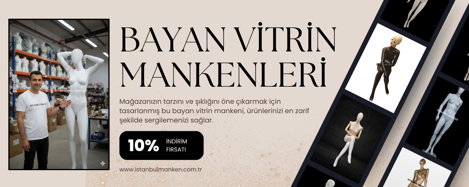 Bayan vitrin mankenleri