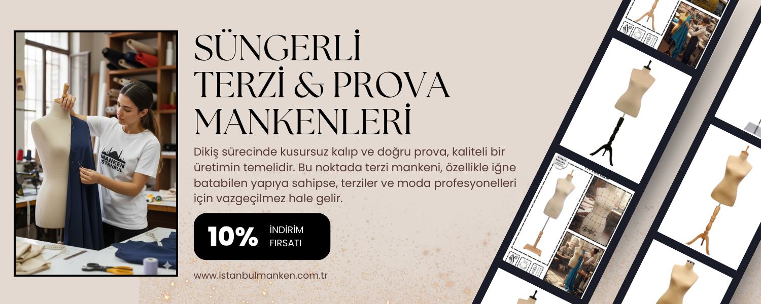 İğne Batabilen Süngerli Terzi Mankeni