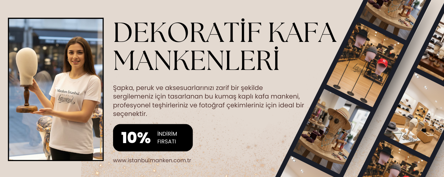 Dekoratif Kafa Mankenleri