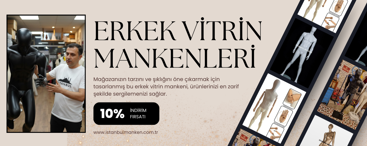 Erkek vitrin mankenleri