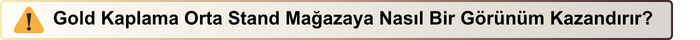 Mağaza Orta Stand 