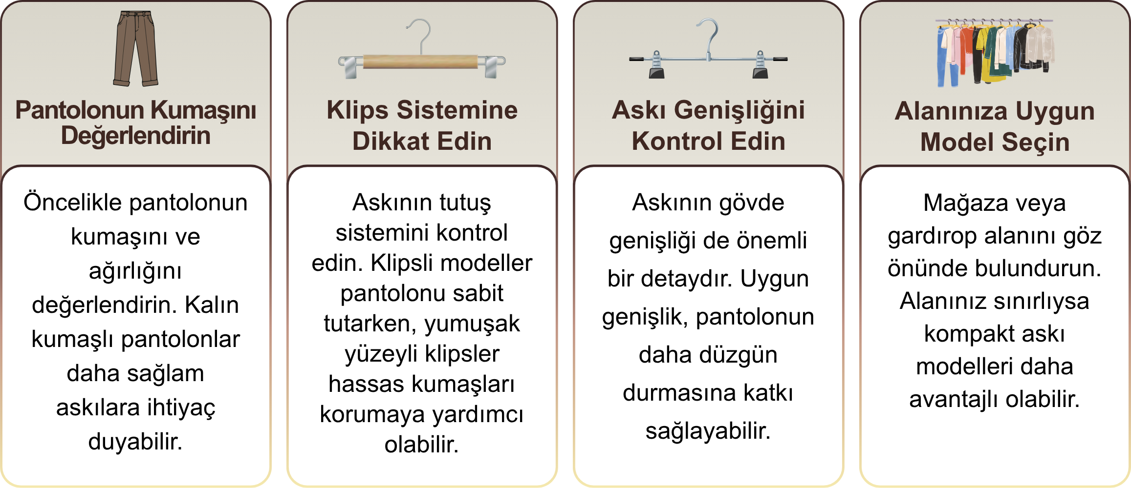 pantolon askısı