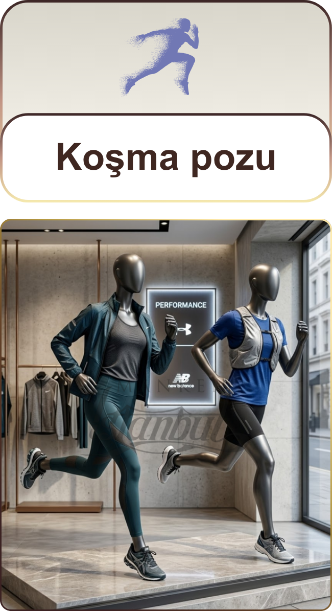 Poz Veren Vitrin Mankenleri