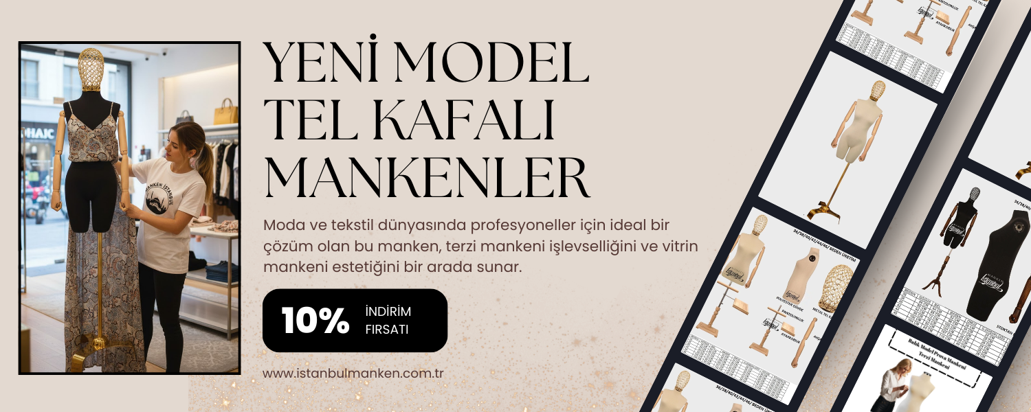  2025 Yeni Model Tel Kafalı Mankenler