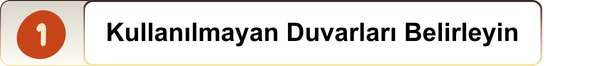 duvara monte raf kancası