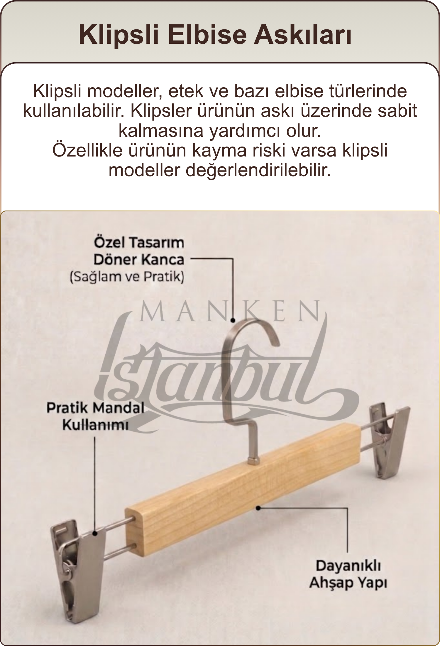 elbise askısı