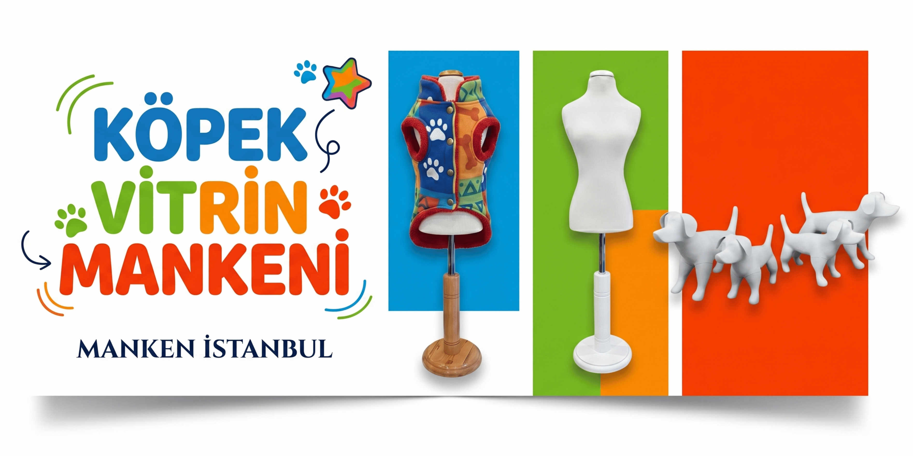 Köpek Vitrin Mankeni