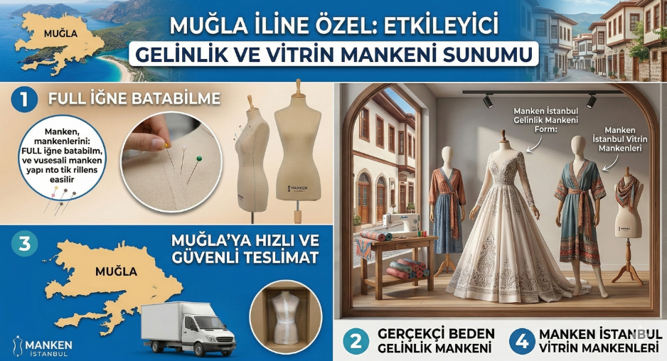 Muğla iline ücretsiz kargo ile terzi mankeni,prova mankeni,mağaza ekipmanları
