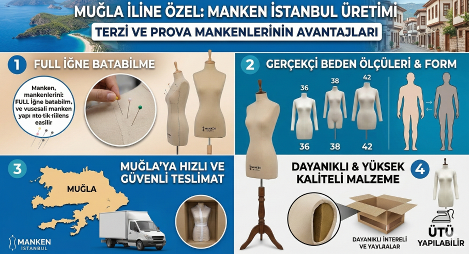 Muğla iline ücretsiz kargo ile terzi mankeni,prova mankeni,mağaza ekipmanları