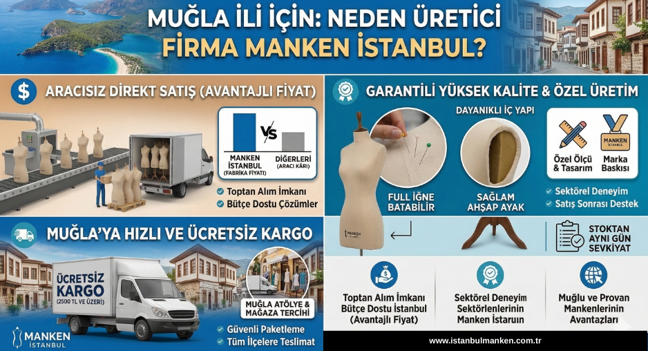 Muğla iline ücretsiz kargo ile terzi mankeni,prova mankeni,mağaza ekipmanları