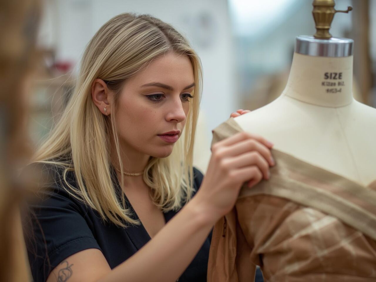 Her başarılı atölyenin sırrı profesyonel bir terzi mankeni