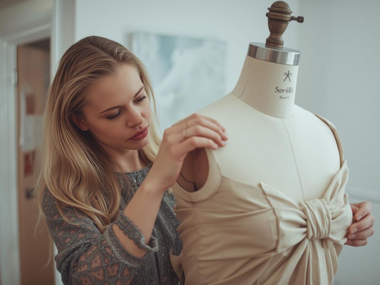 Moda öğrencilerini görünmez kahramanı doğru terzi mankeni