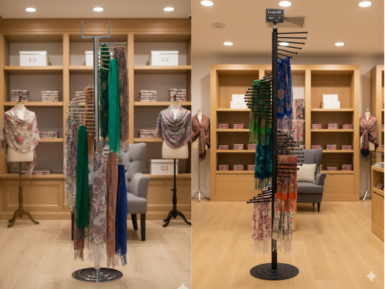 Şal standı hangi mağazalarda kullanılır ?