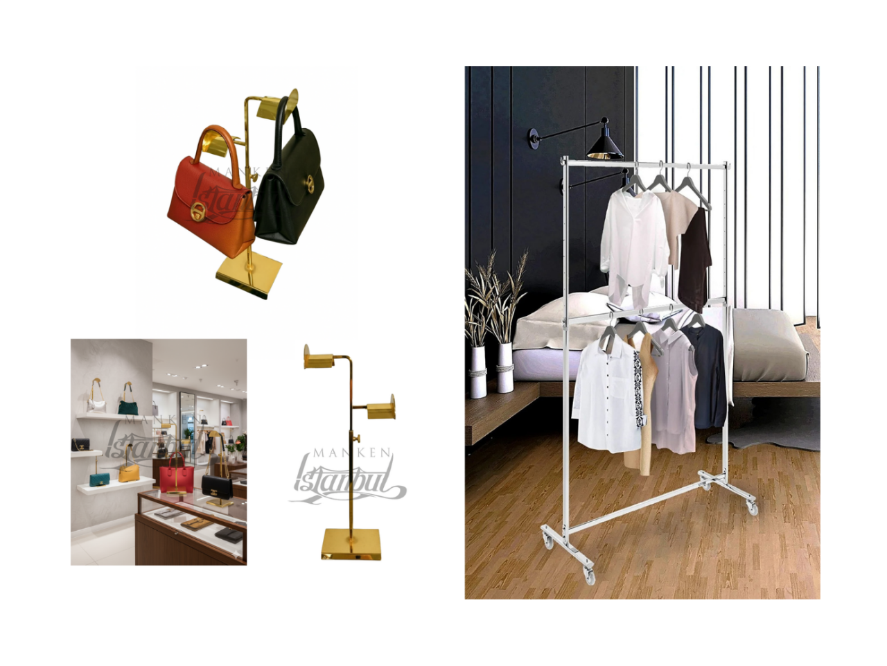 Metal orta standlar hangi mağaza türlerinde kullanılır ?