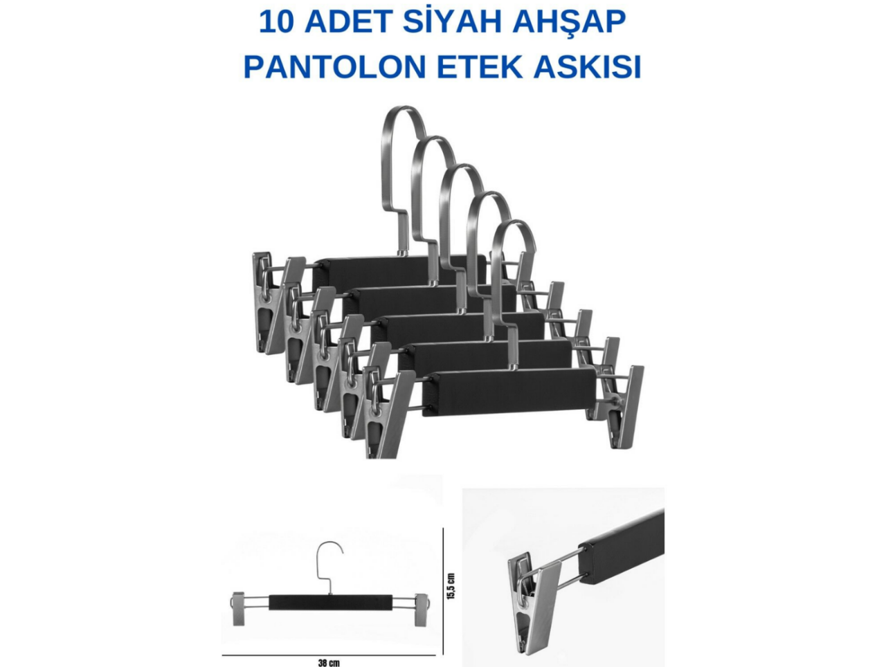 Şıklığın ve Düzenin Anahtarı: Ahşap Pantolon Askısı ile Dolaplarınız Nefes Alsın