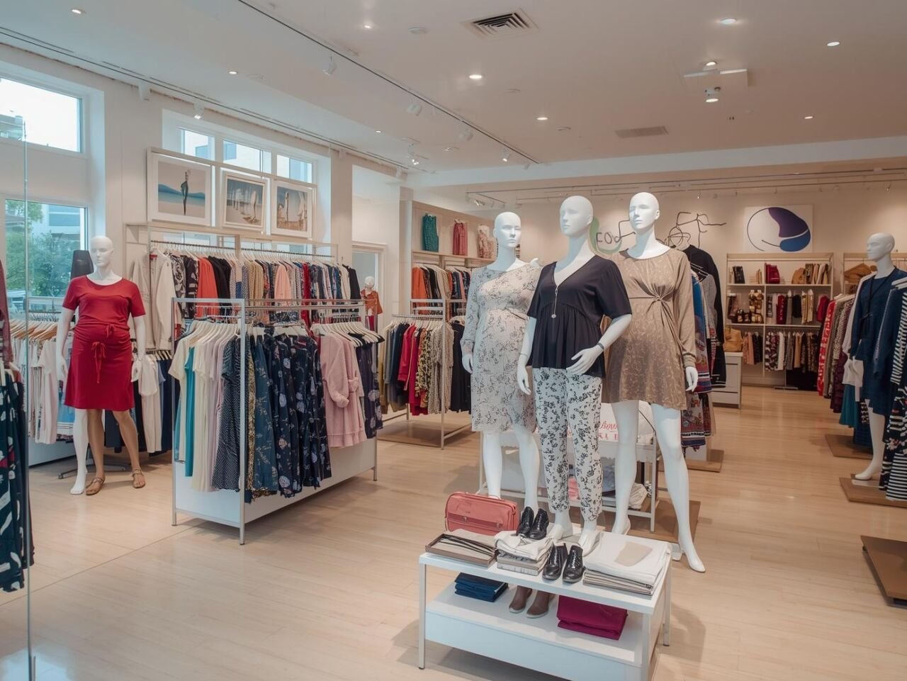 Hamile & Büyük Beden Vitrin Mankenleri ile Kapsayıcı Mağaza Sunumu