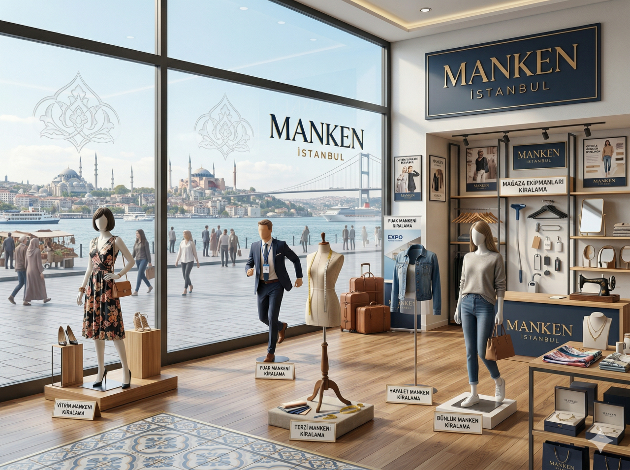 İstanbul Manken Kiralama | Günlük Vitrin & Terzi Mankeni