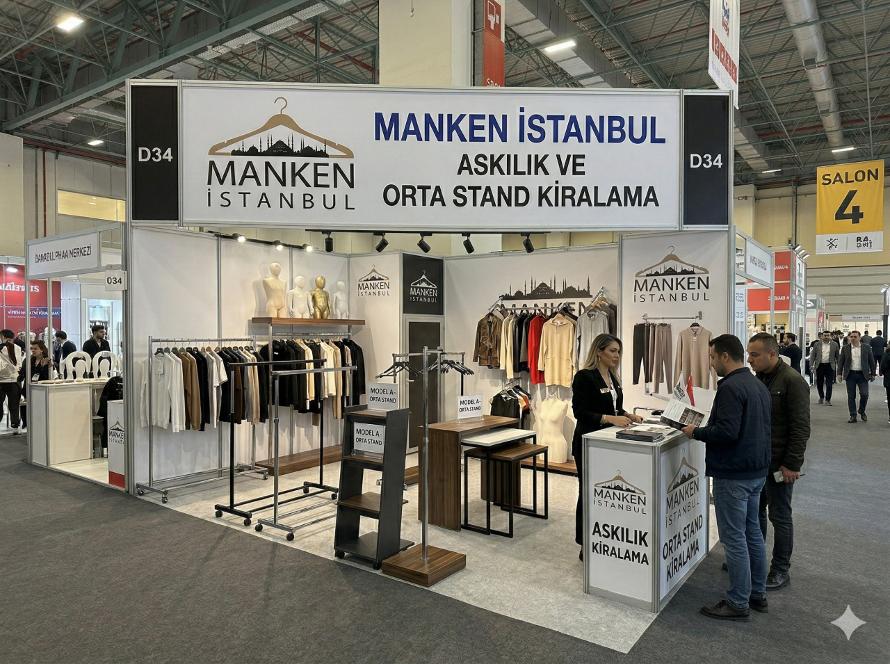 Orta Stand ve Askılık Kiralama: Profesyonel Sunumun Sırrı
