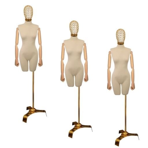 Lüks Ahşap Kollu Terzi Mankeni Kiralama