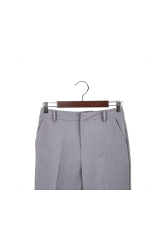 Delüks 10 Adet Beyaz Ahşap Pantolon Askısı Etek Askısı Kıyafet Askısı