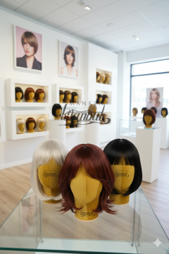 Bayan kumaş kaplı kafa mankeni