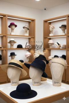 Bayan kumaş kaplı kafa mankeni