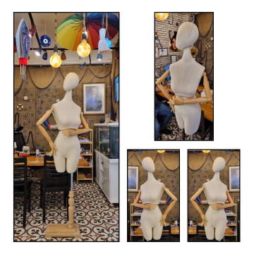 38 Beden 360 Derece Dönebilen Bayan Vitrin Mankeni