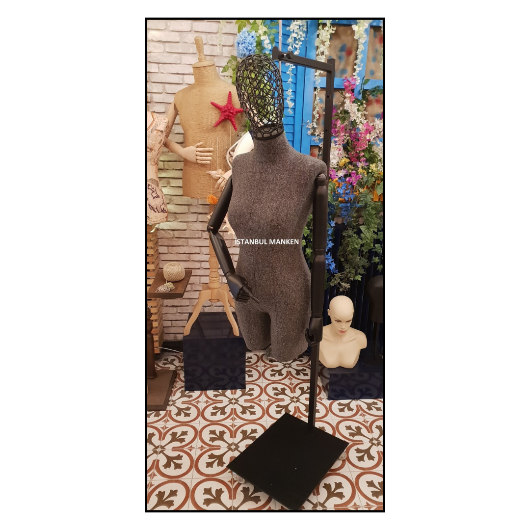 Askılı 38 Beden Yüksek Kalite Terzi Mankeni Vitrin Mankeni