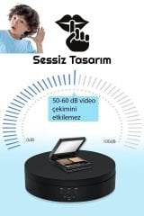 Şarjlı 360 Derece Çift Yönlü Hız Ayarlı Döner Platform Fotoğraf Çekim Standı