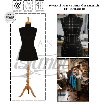 Süngerli Terzi Mankeni Prova Mankeni 34-46 Beden