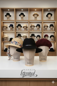 Bayan kumaş kaplı kafa mankeni